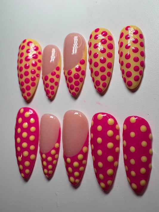 Yellow & Pink Dots