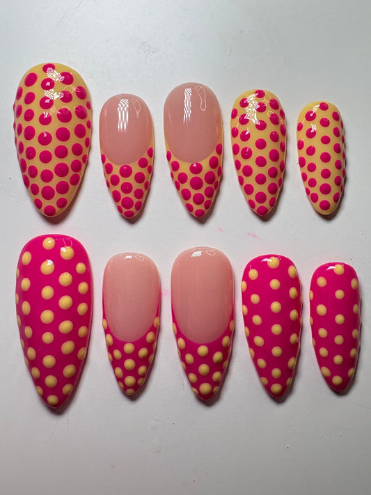 Yellow & Pink Dots