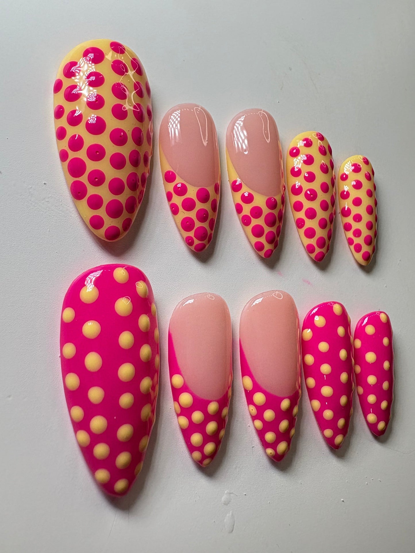 Yellow & Pink Dots