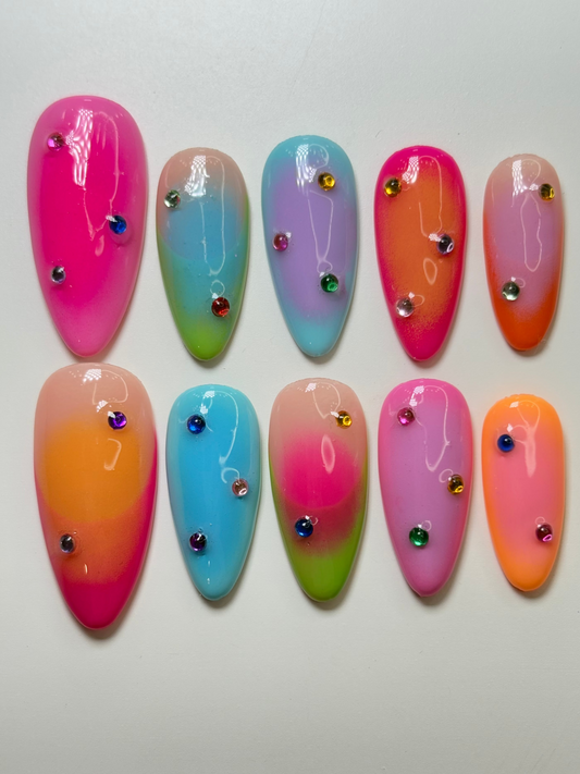 Colorful Rhinestones