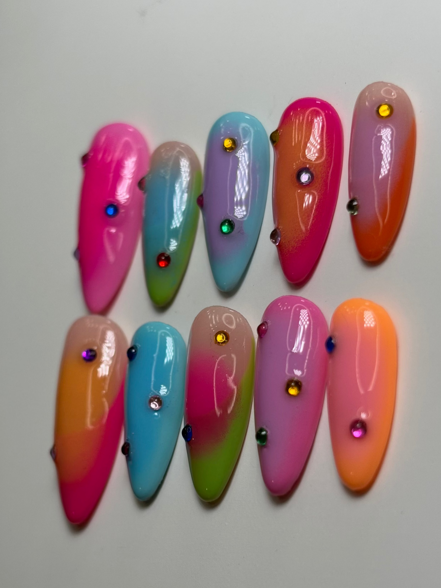 Colorful Rhinestones